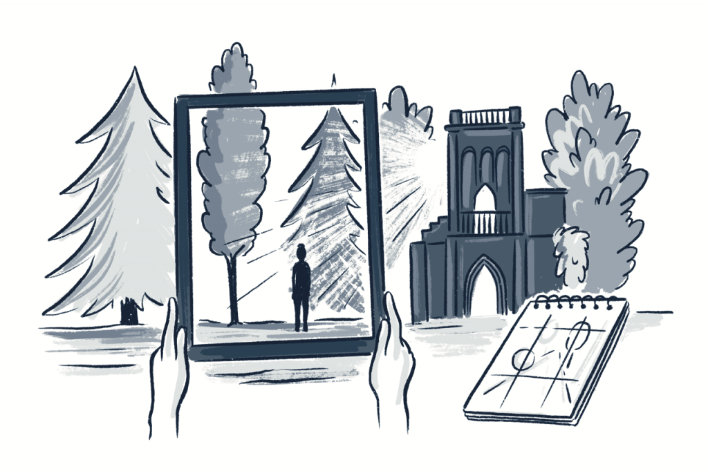 Schulprojekt »Wie Sehnsucht malen? – Mit den Augen von Caspar David Friedrich«